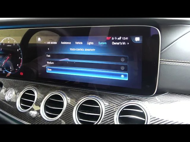Video thumbnail for How to Change Touch Control Sensitivity in Mercedes-AMG - Select Screen Sensitivity on MBUX System