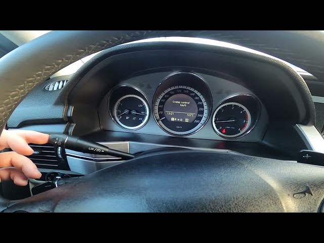 Video thumbnail for How to Enable or Disable Cruise Control in Mercedes GLK Off-roader ( 2008 – 2011 )