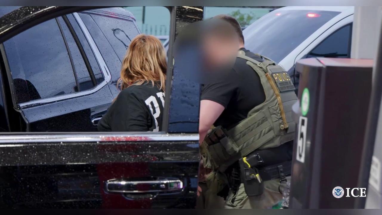 Video thumbnail for US: MS-13 Gang Member Detained In Targeted ICE Enforcement Operation.