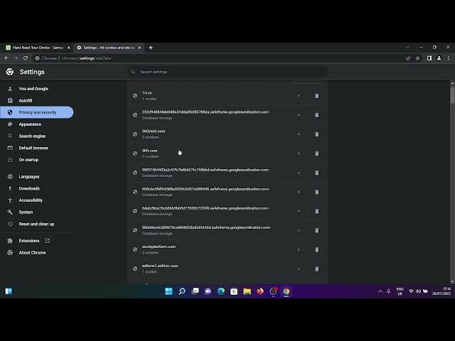 Video thumbnail for Google Chrome - How To Clear Cookies