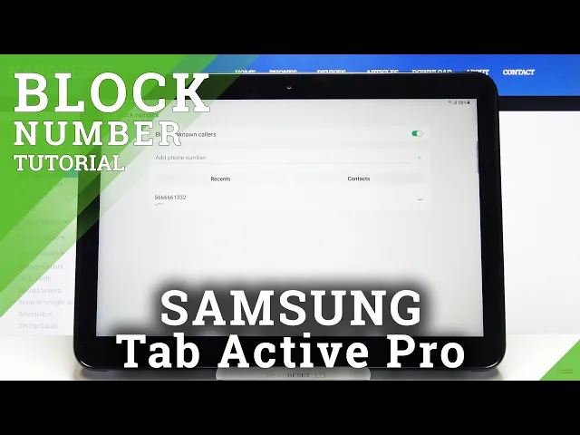 Video thumbnail for How to Block Number in SAMSUNG Galaxy Tab Active Pro – Blacklist Adjustment