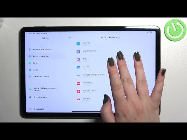 Video thumbnail for How to Allow Unknown Sources on XIAOMI Pad 5 – Download Apps from Unknown Sources