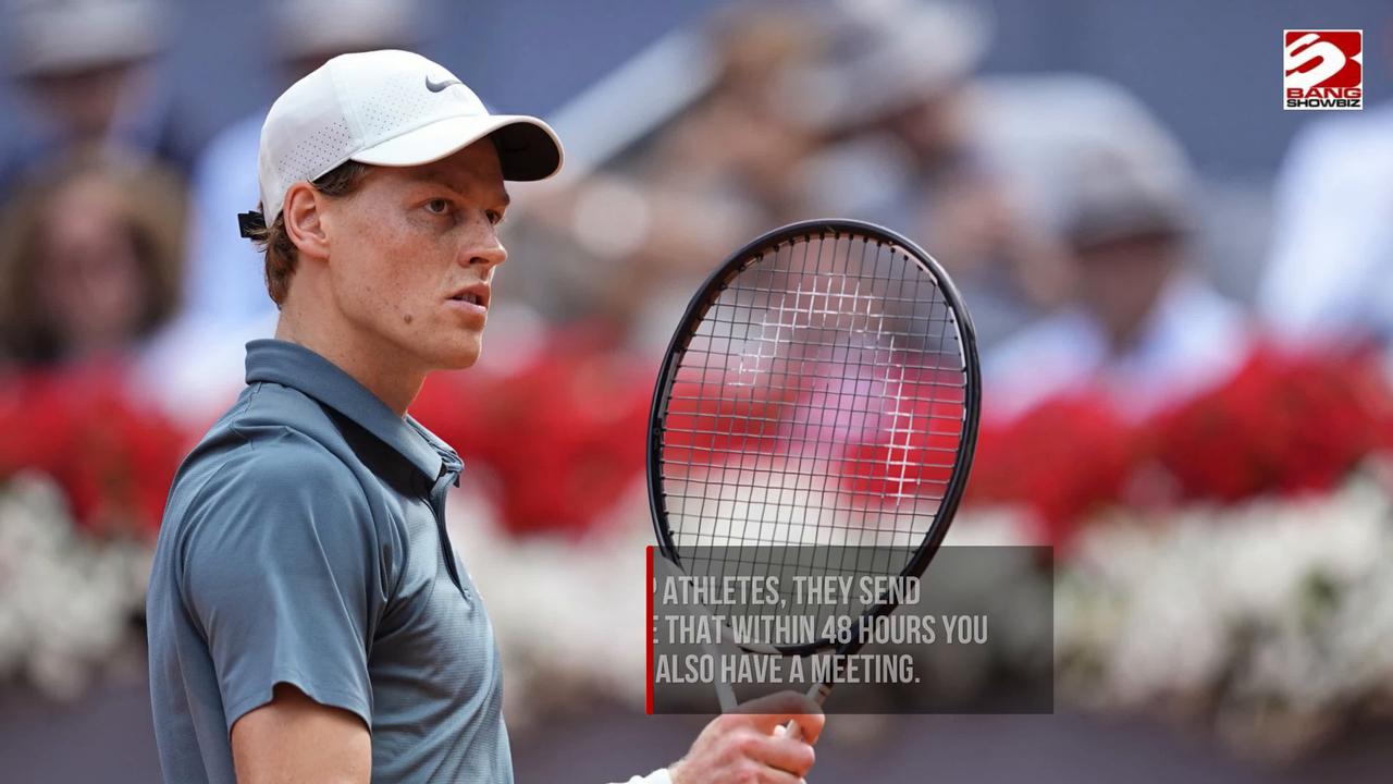 Video thumbnail for Jannik Sinner claimed the world's leading tennis players aren't getting the respect they deserve