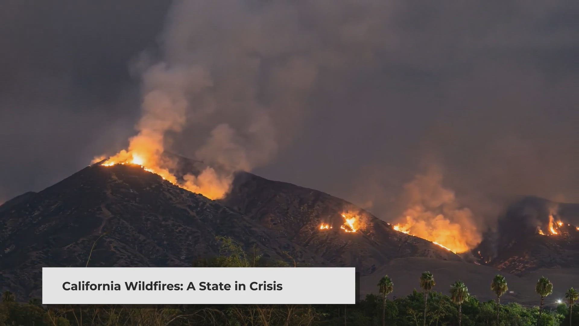 'Video thumbnail for Wildfires Ravage California: Los Angeles Faces Fiery Crisis'