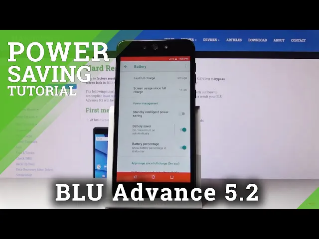 Video thumbnail for How to Enable Power Saving Mode in BLU Advance 5.2 – Battery Saver