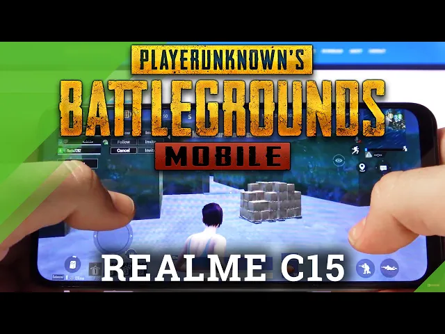 Video thumbnail for Realme C15 *PUBG* - GAME SETTINGS & FPS TEST