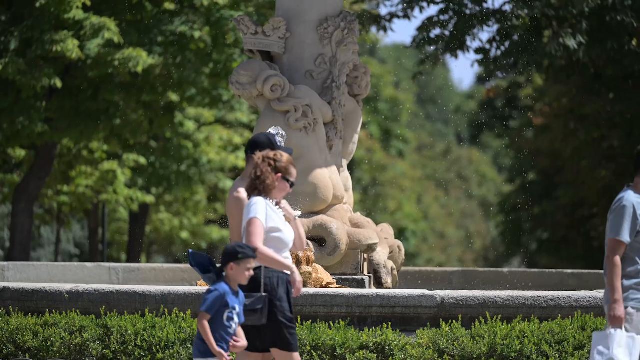 Video thumbnail for Spain: Record-breaking temperatures threaten Spain as heat dome engulfs Europe.