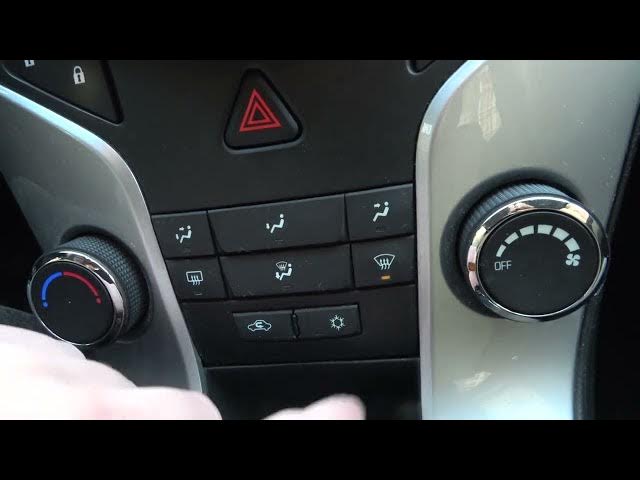 Video thumbnail for How to Turn Front Windshield Blowing On or Off in Chevrolet Cruze (2008 - 2016) - Windshield Airflow
