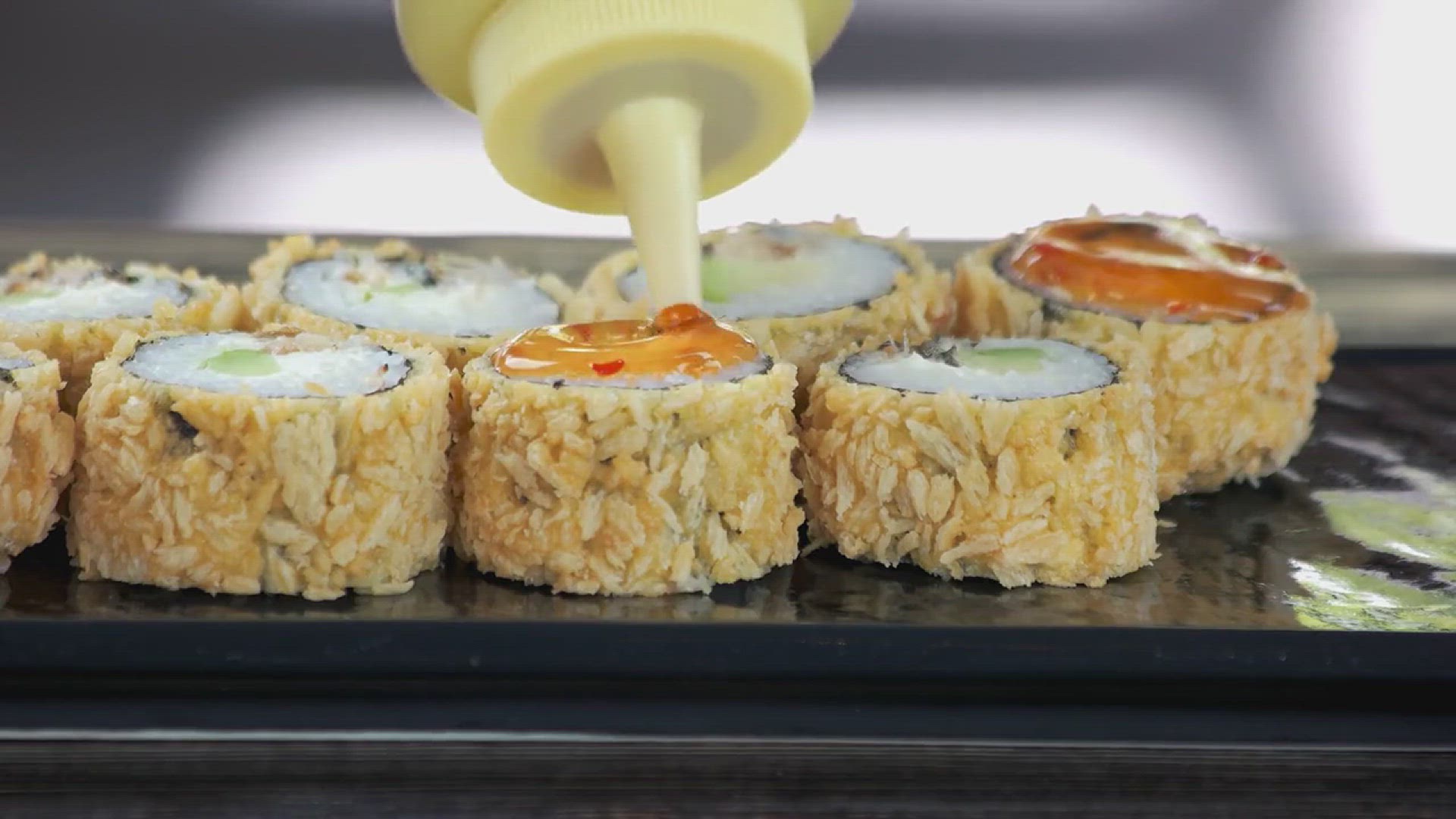 'Video thumbnail for Beef and Avocado Sushi Rolls'
