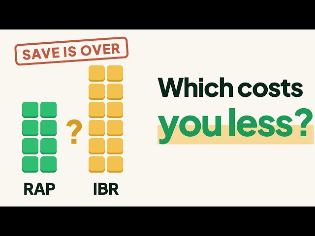 Video thumbnail for SAVE Is Over: RAP vs IBR vs Standard. Which Costs You Less?