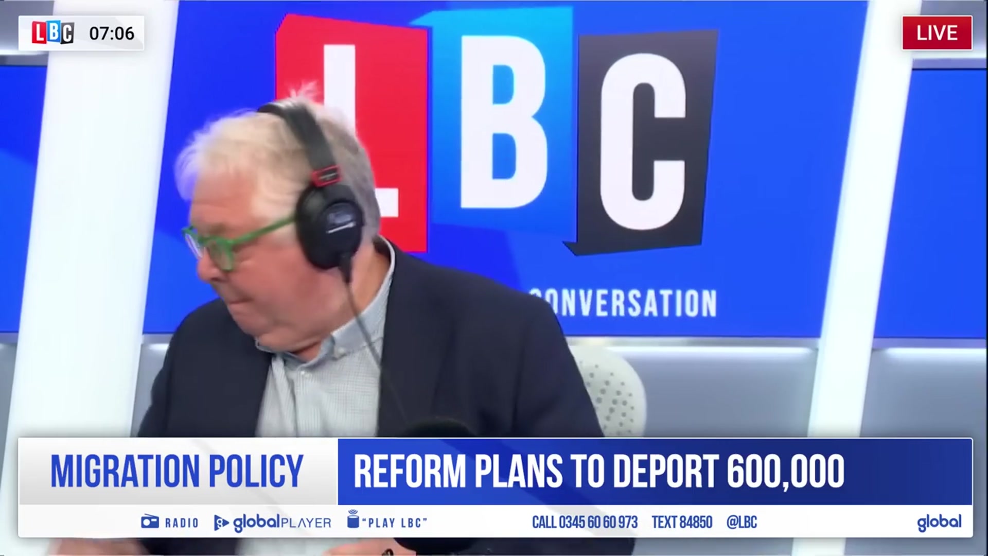 'Video thumbnail for Taliban are 'ready' to work with Farage on Reform's deportation plan | LBC'