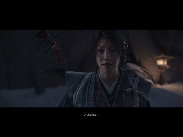 Video thumbnail for Ghost of Yotei - Blood On The Snow: Oyuki Arrives "Rather Die Than Talk" "Your Name?" Atsu Cutscene