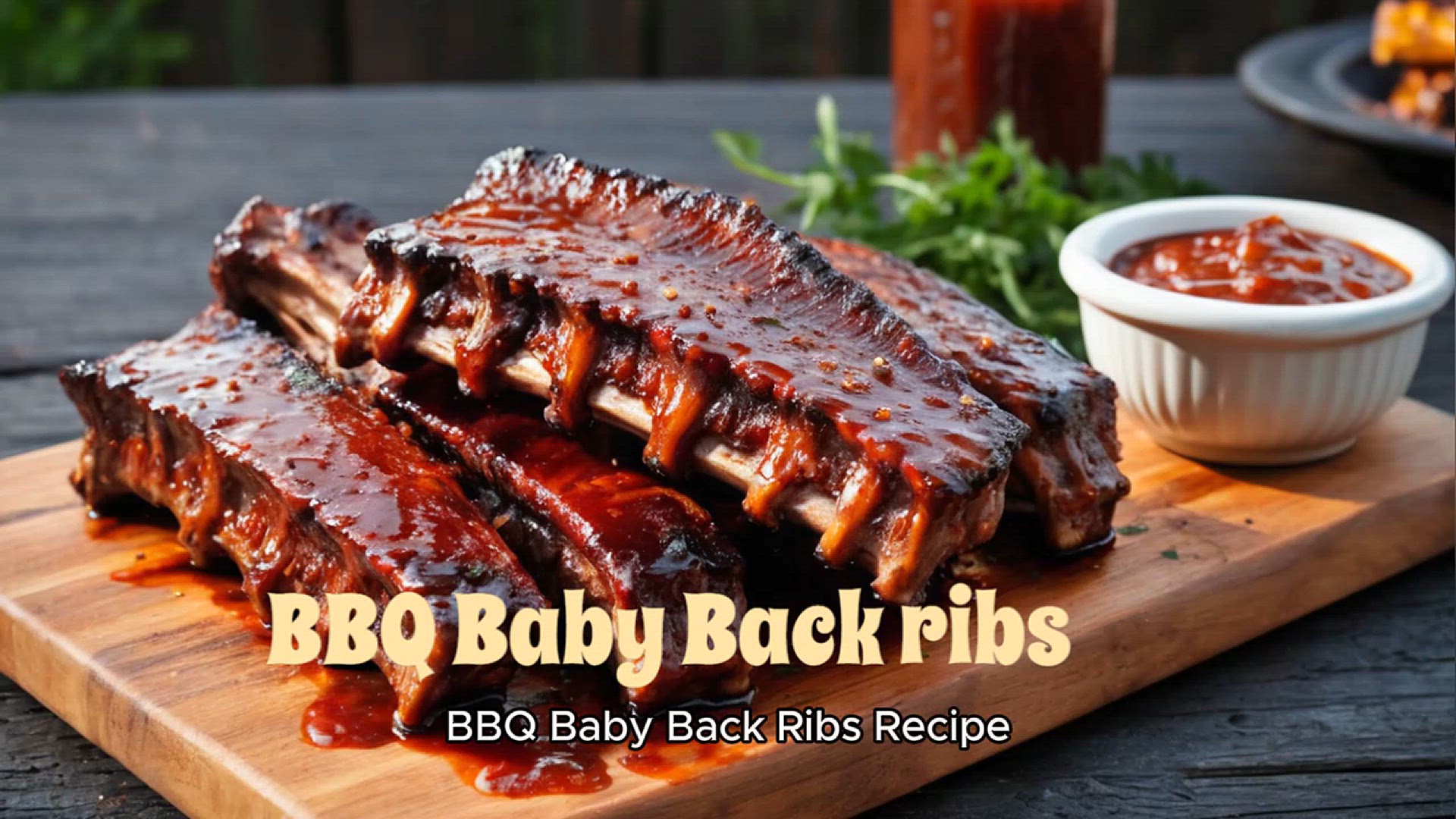 Video thumbnail for BBQ Baby Back Ribs Recipe