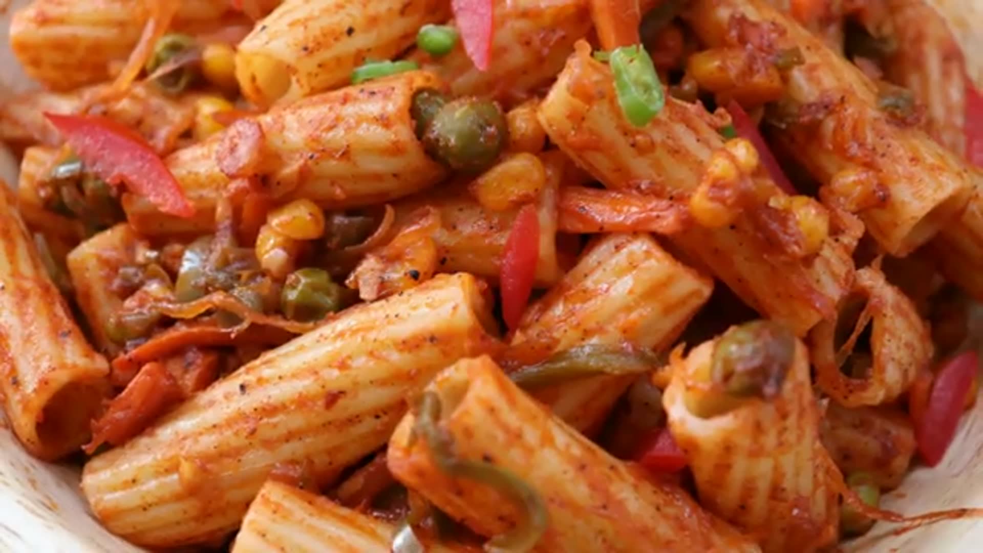 Video thumbnail for Homemade Pasta Recipe - Vegetable Pasta