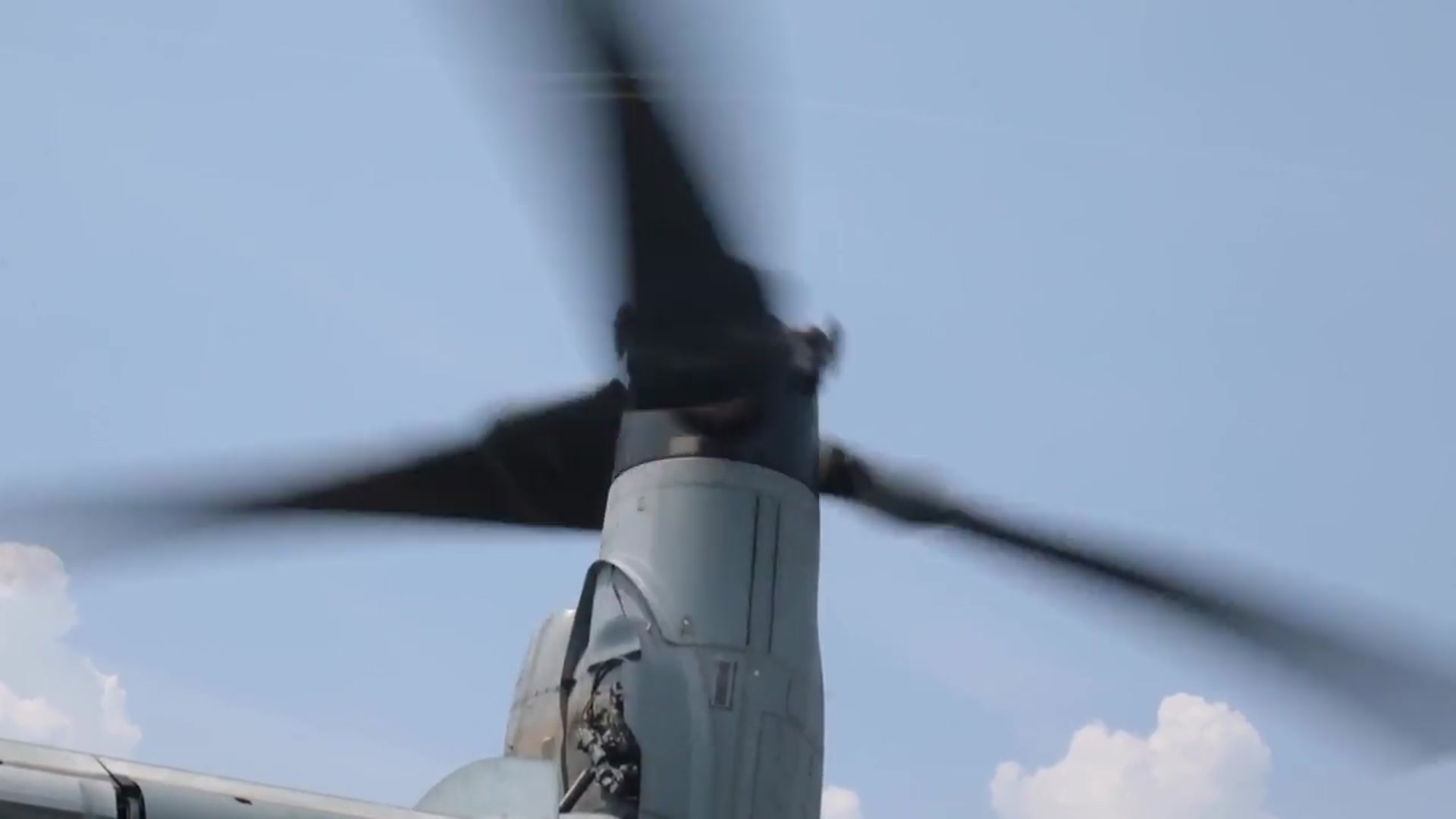 'Video thumbnail for U.S. Marine Corps Tiltrotors Fly During KAMANDAG 3 (2019)'