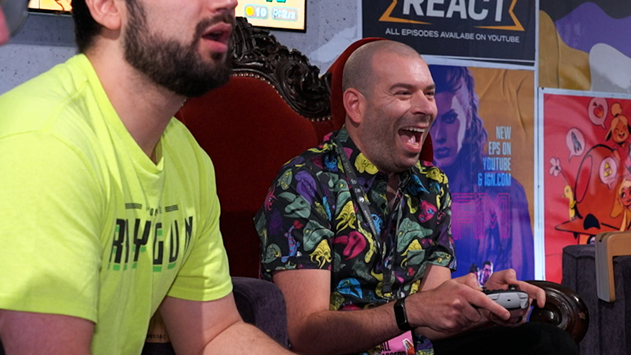 Video thumbnail for Fans Go Head-to-Head With IGN Hosts on Nintendo Switch 2! - IGN Live 2025