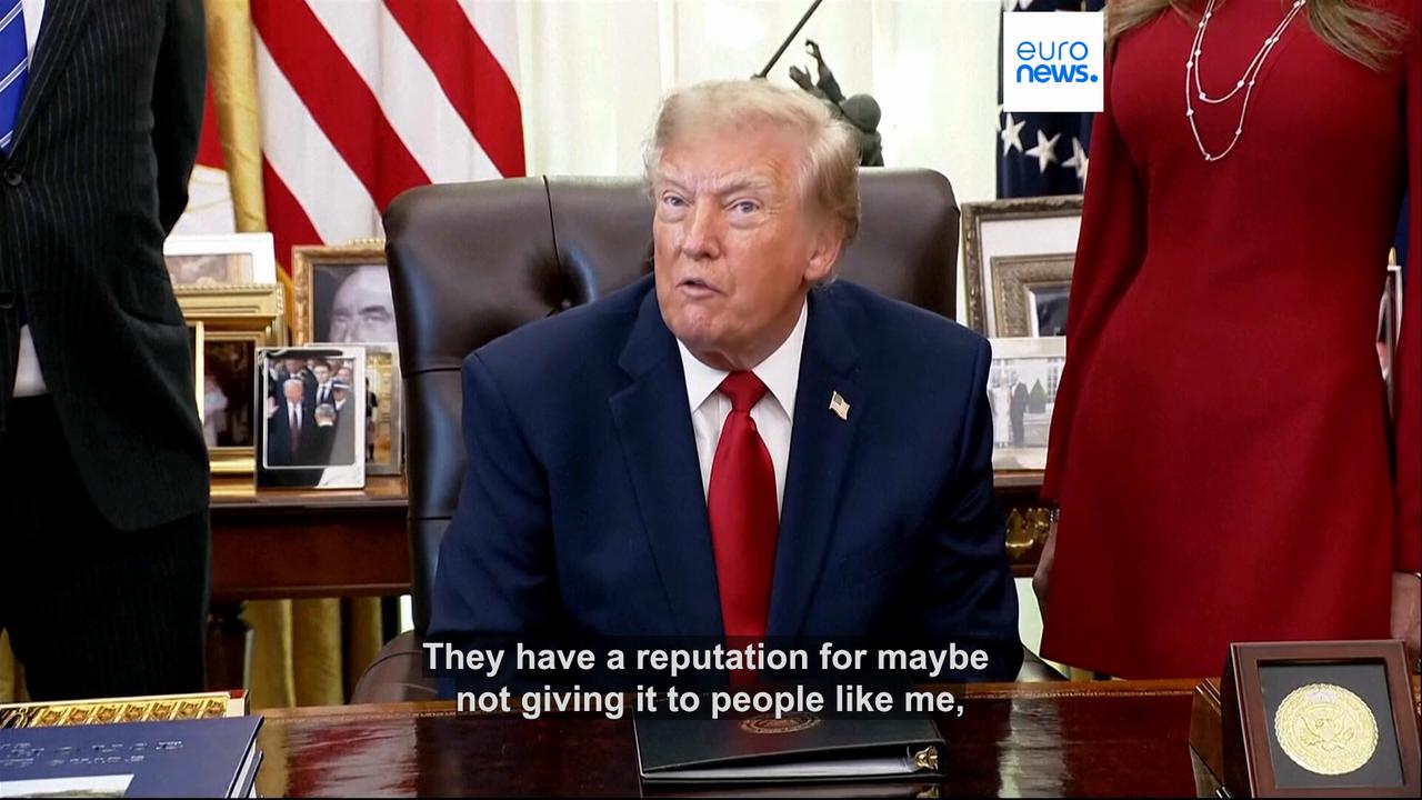 Video thumbnail for “I settled eight wars”: Trump says he deserves Nobel Peace Prize