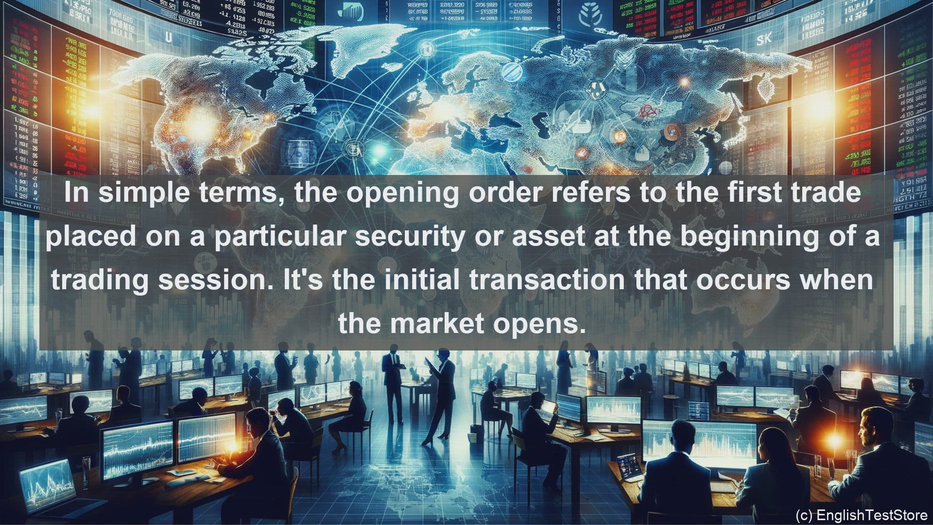 'Video thumbnail for At the opening order in economics and finance'