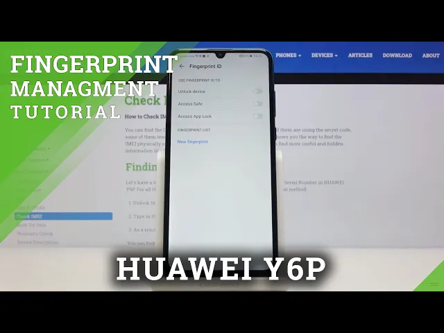 Video thumbnail for How to Add Fingerprint to Huawei Y6P - Screen Protection Method