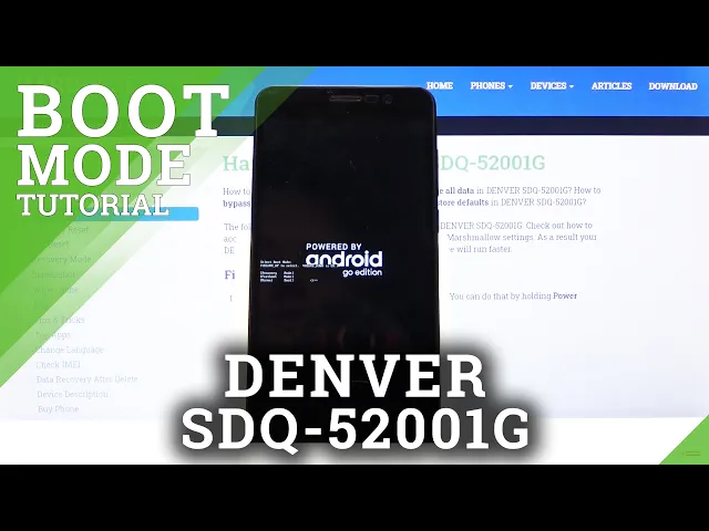 Video thumbnail for Turn On Boot Mode - DENVER SDQ-52001G & Boot Mode Deactivating