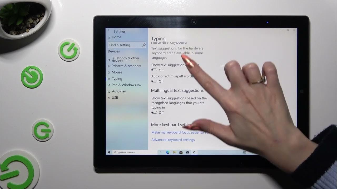 Video thumbnail for How to Enter Text Correction Options on CHUWI Ubook X?