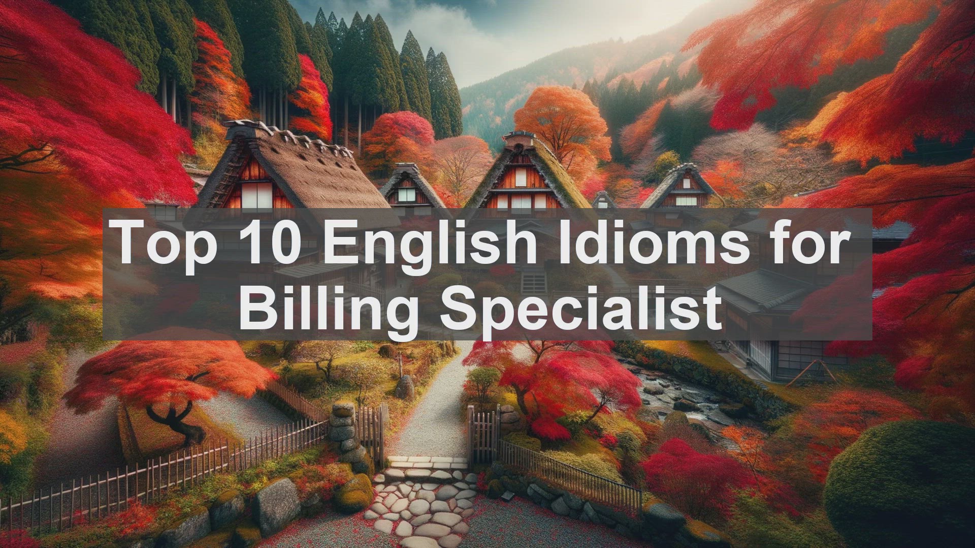'Video thumbnail for Top 10 English Idioms for Billing Specialist'