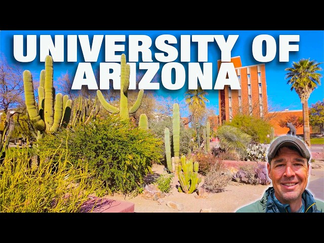 Video thumbnail for Virtual Walking Tour of the University of Arizona | Tucson Campus Walk | 4k City Walks