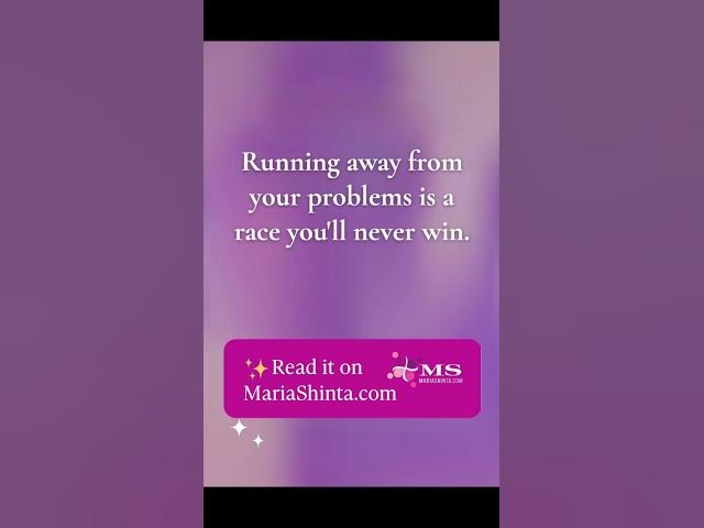 Video thumbnail for Stop running. The finish line is facing it. 🏃‍♀️ #growth