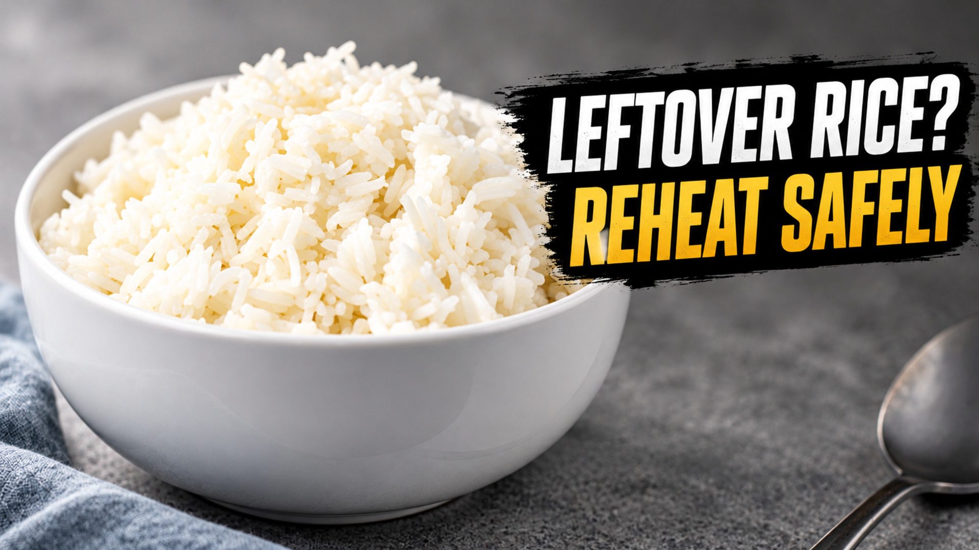 Video thumbnail for How To Safely Reheat Leftover Rice To Avoid That Toxic Bacteria