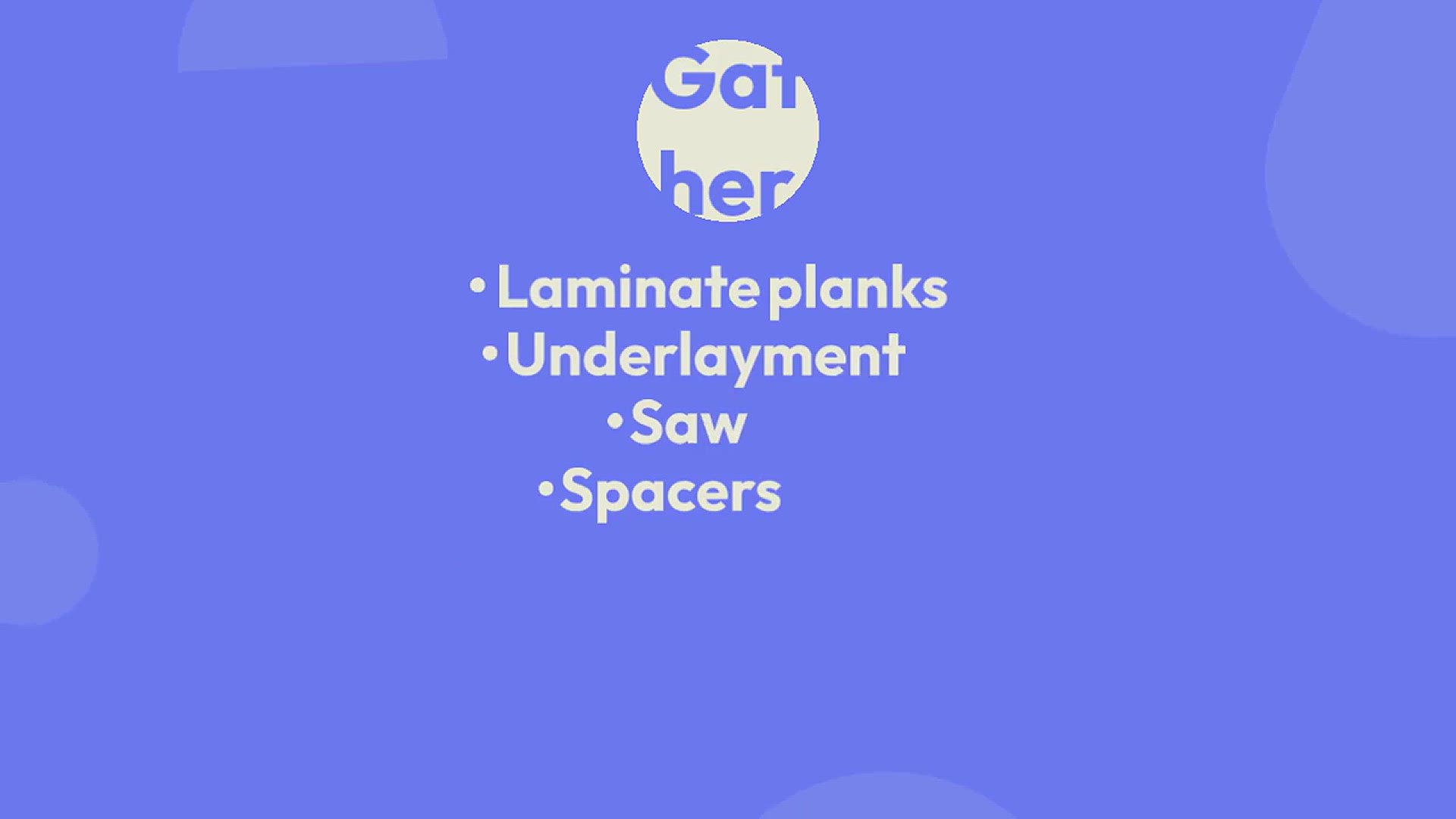 'Video thumbnail for How to Lay Laminate Flooring'