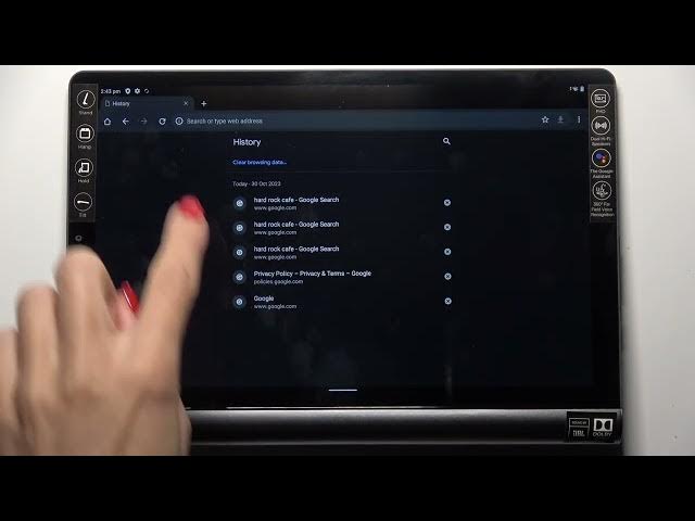 Video thumbnail for How to Clear Browsing Data on Yoga Smart Tab?