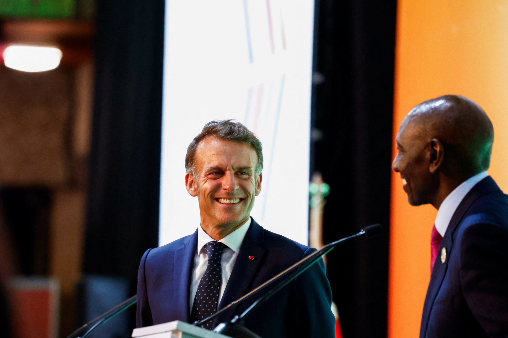 Video thumbnail for Macron unveils $27 billion Africa investment, urges reset with Europe