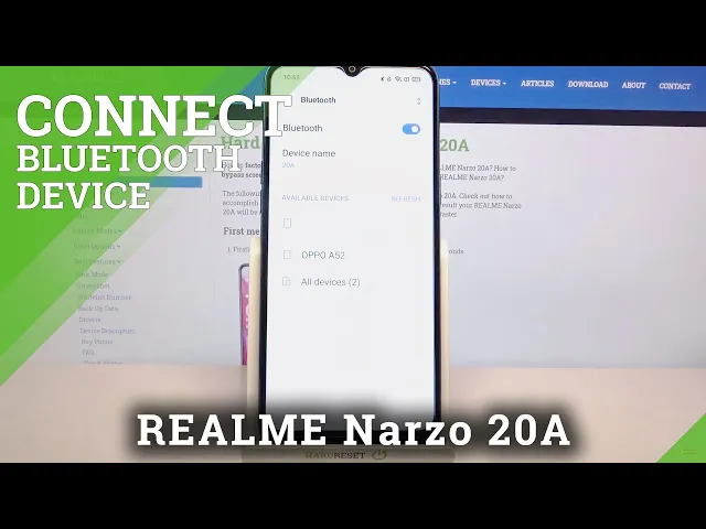 Video thumbnail for How to Connect Bluetooth Device With REALME Narzo 20A – Bluetooth Connection