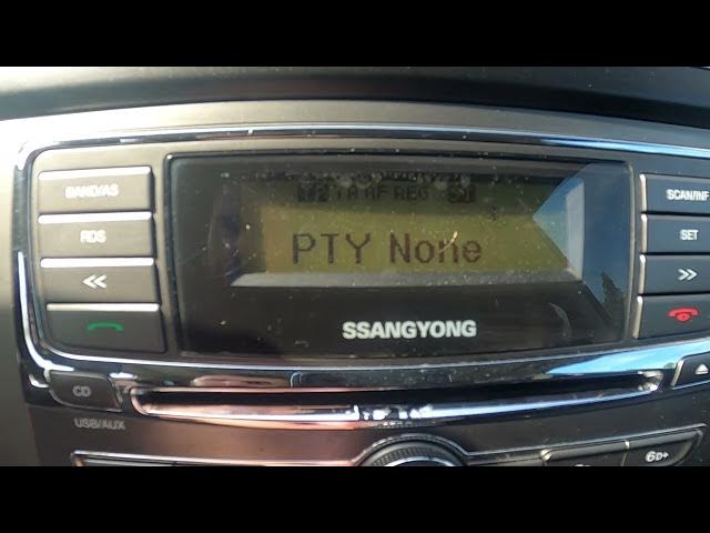Video thumbnail for How to Use PTY Function in Car Radio in Ssangyong Rexton III ( 2012 – 2016 ) - Enable Disable PTY