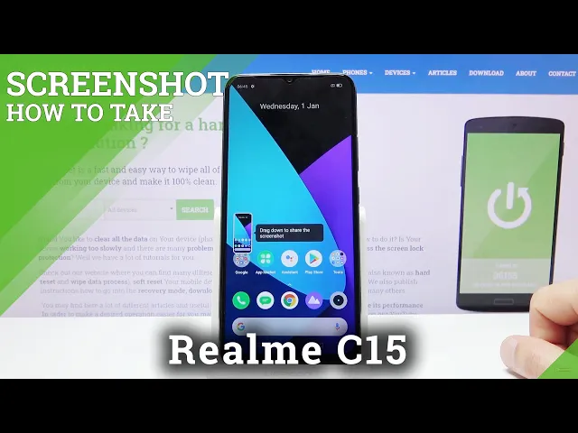 Video thumbnail for How to Take Screenshot in Realme C15 – Capture Screen