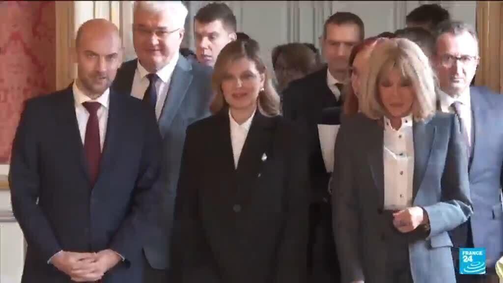 Video thumbnail for Zelenska calls for action over Ukrainian children taken to Russian