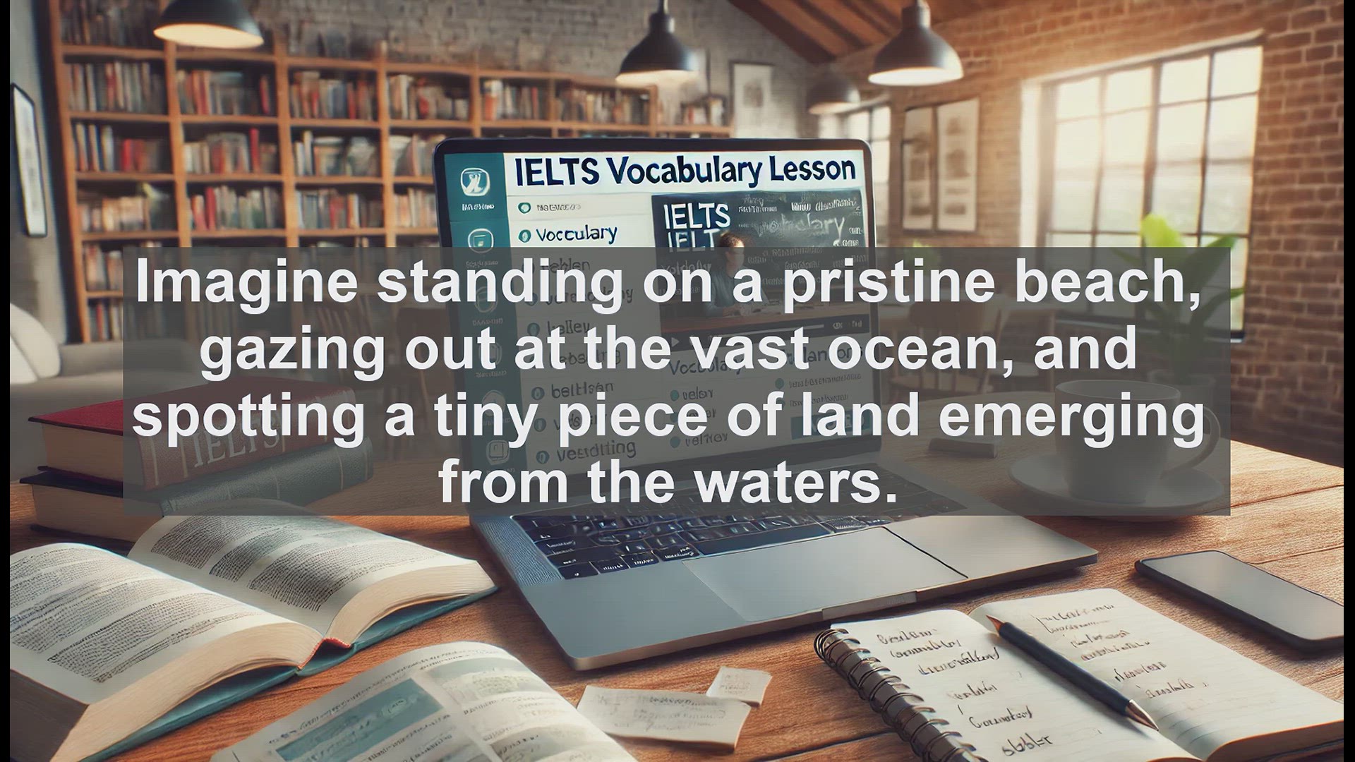 'Video thumbnail for 5000 Must Know IELTS 8.0 Vocabulary - Islet: A Key Word for IELTS Success'