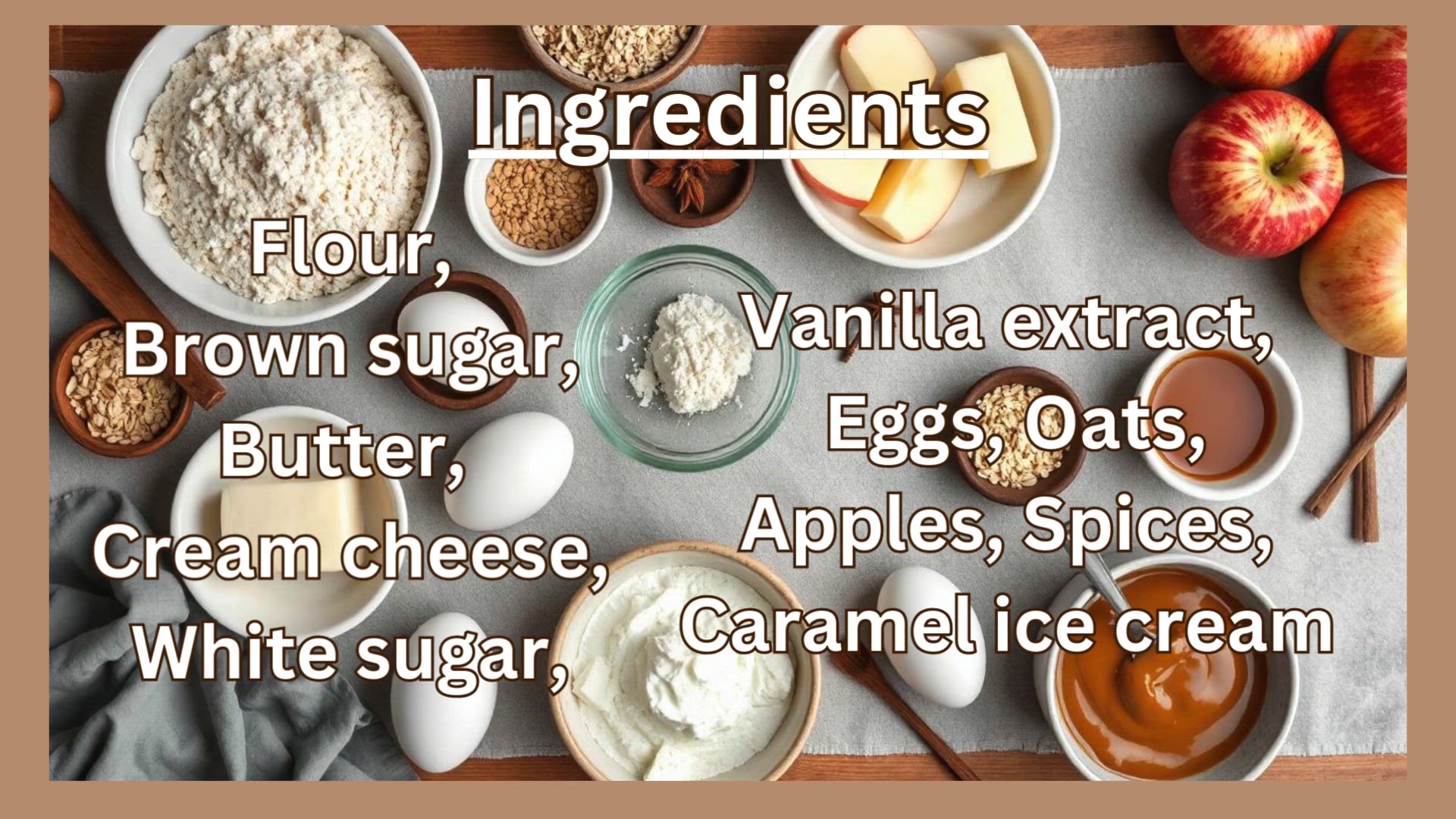 Video thumbnail for Apple Cheesecake Bars