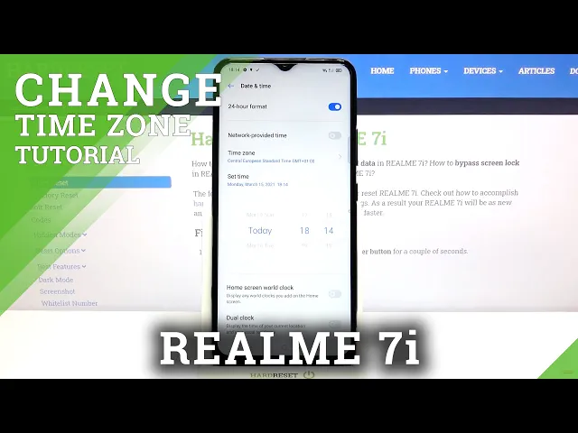Video thumbnail for How to Update Date & Time in REALME 7i – Time Settings