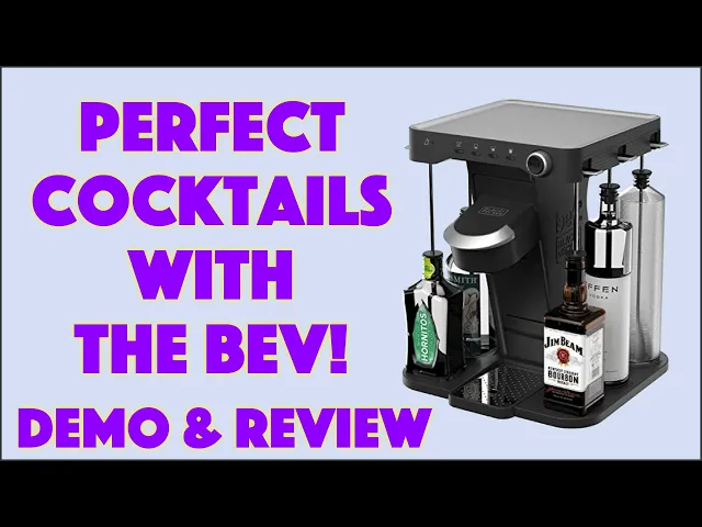 Video thumbnail for BEV Cocktail Maker Machine by Black + Decker -- DEMO & REVIEW