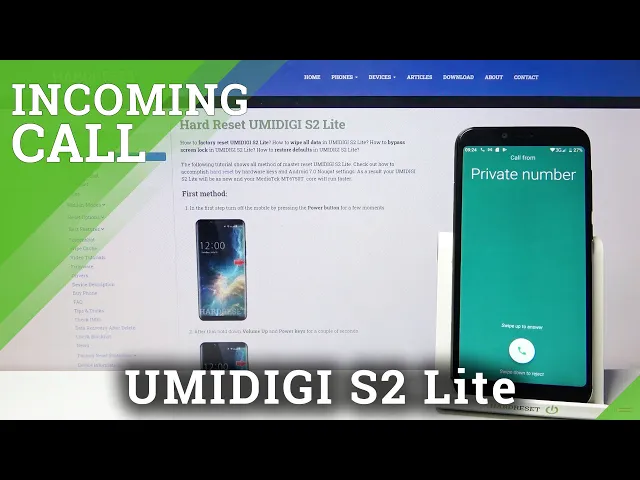 Video thumbnail for How Looks Incoming Call on Umidigi S2 Lite - Presentation & Options