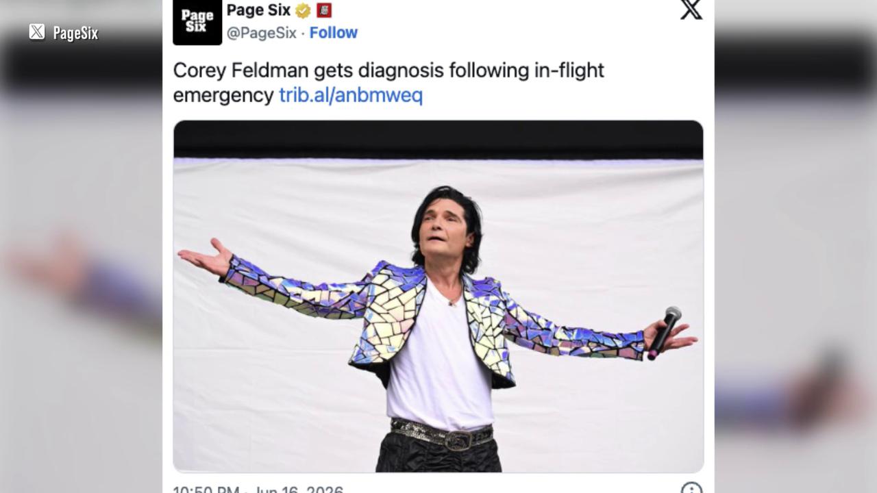Video thumbnail for UNCAPTIONED: Corey Feldman released from hospital after bout of food poisoning.