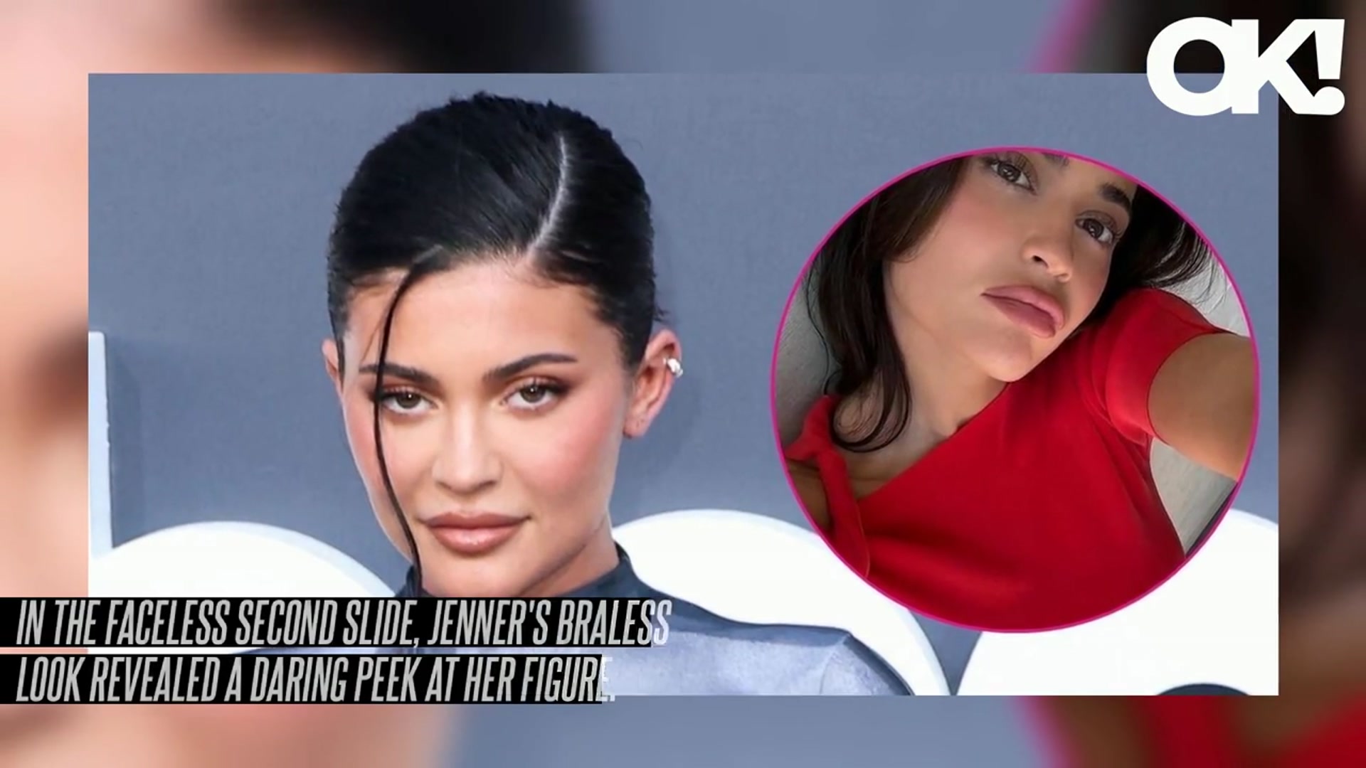 Video thumbnail for Kylie Jenner's Nipples Poke Through Her Red Hot Dress in Sultry Photos