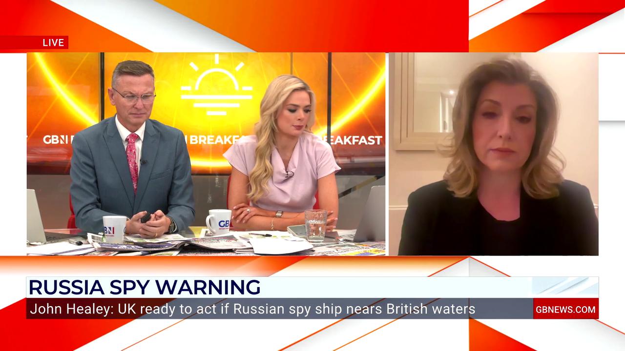 Video thumbnail for WATCH: Penny Mordaunt warns Russia poses a 'very concerning threat' to Britain