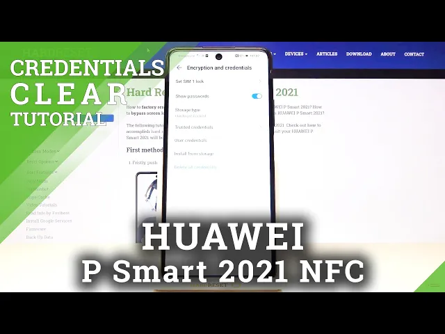 Video thumbnail for How to Clear Credentials in HUAWEI P Smart 2021 NFC – Erase Certificates