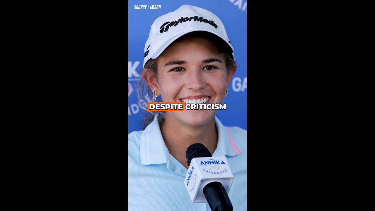 Video thumbnail for Caitlin Clark and Kai Trump Boost Women’s Golf Spotlight
