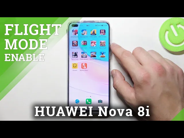 Video thumbnail for How to Turn On / Off Airplane Mode in HUAWEI Nova 8i – Flight Mode