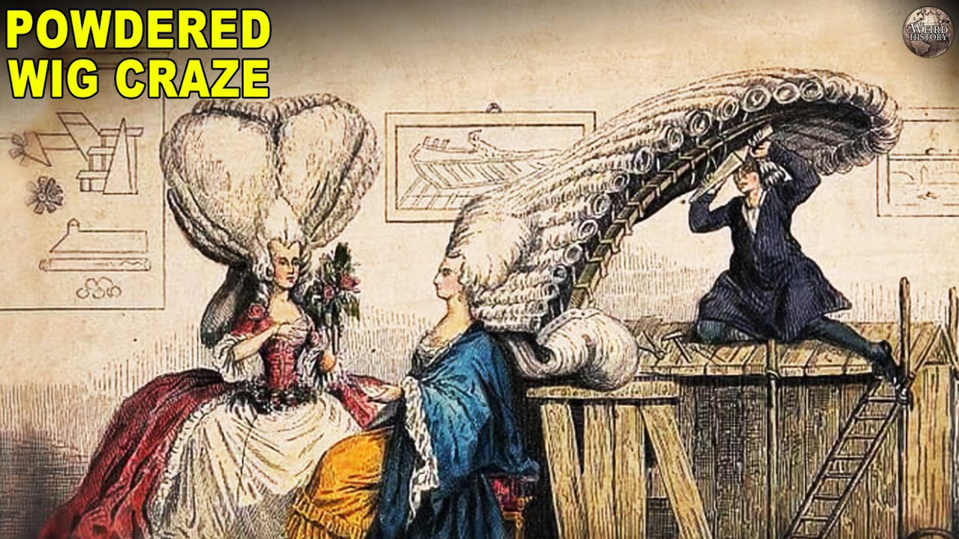 Video thumbnail for The Real Reason People From History Wore Powdered Wigs