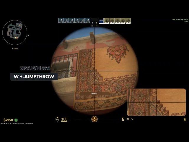 Video thumbnail for MIRAGE  INSTANT SMOKE MID RESPAWN 4
