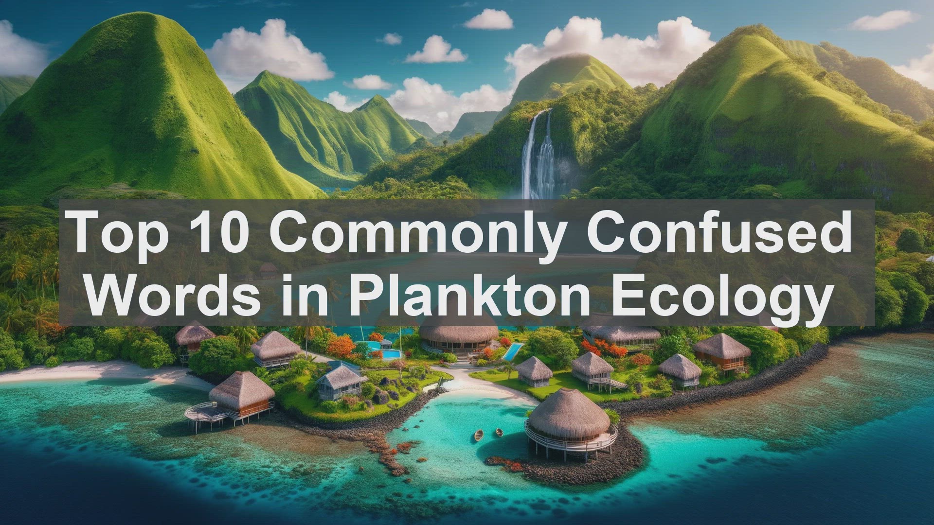 'Video thumbnail for Top 10 Commonly Confused Words in Plankton Ecology'